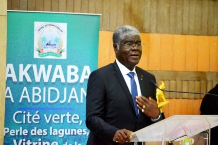 Allocution de M. Robert Beugré MAMBE Ministre-Gouverneur du District Autonome d’Abidjan lors de la visite d’Etat de Son Excellence Monsieur le Président de la République du Mali En Côte d’Ivoire du 10 au 11 Mai 2018 à la salle Houphouët Boigny de l’Hôtel du District au Plateau.